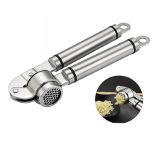 Stainless Steel Garlic Press and Mincer with Large Capacity, NonSlip Handle, Easy to Clean for Cooking