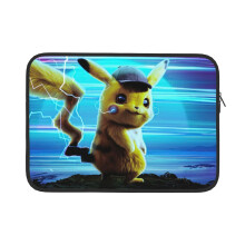 P-Ikachu 13 Inch Laptop Sleeve, Waterproof, Slim Waterproof Sleeve, Slim Laptop Carrying Case, Black