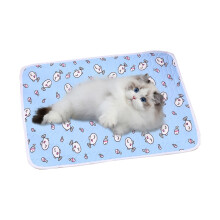 HKUKY Pet Summer Latex Mat Dog Mat Cat Sleep Mat Dog Ice Silk Mat Ice Mat Pet Supplies 40*30cm