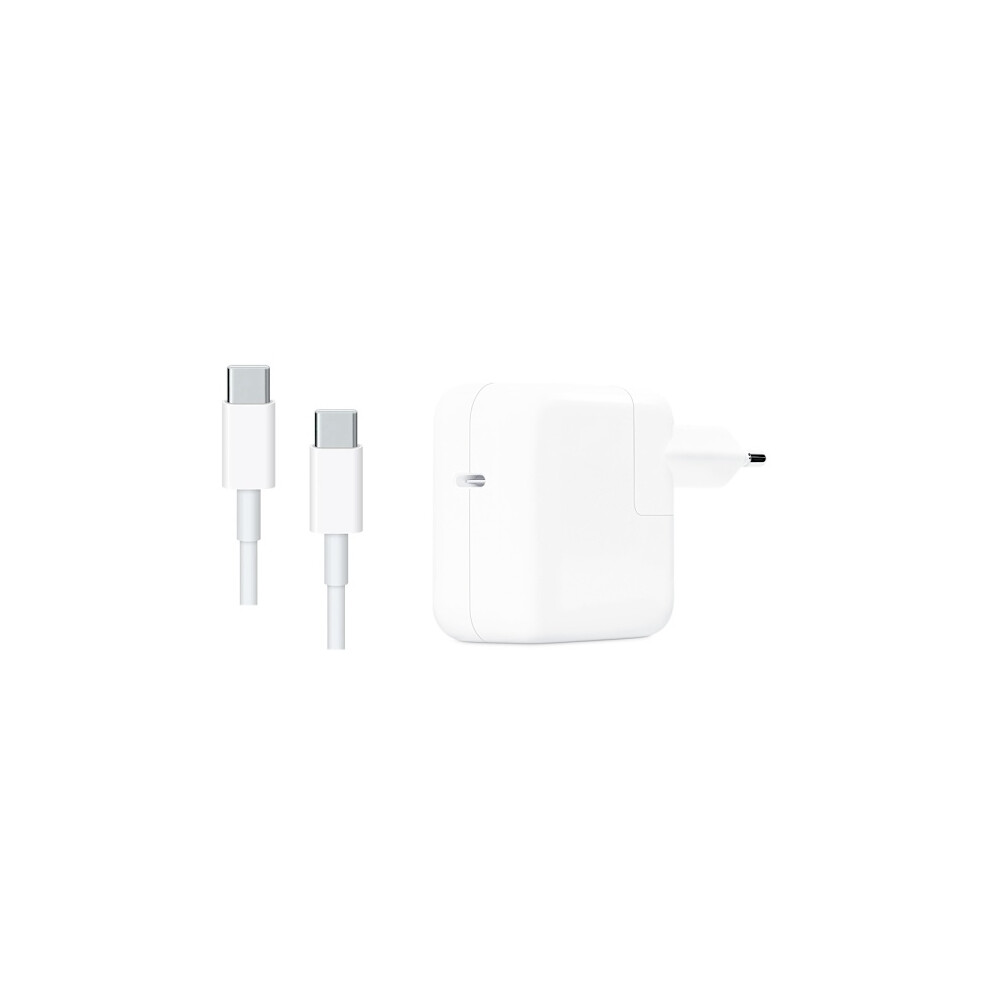 Charger For Macbook, Compatible With Ipad And Compatible With Iphone, 30W With Usb-C Cable 9377112400686