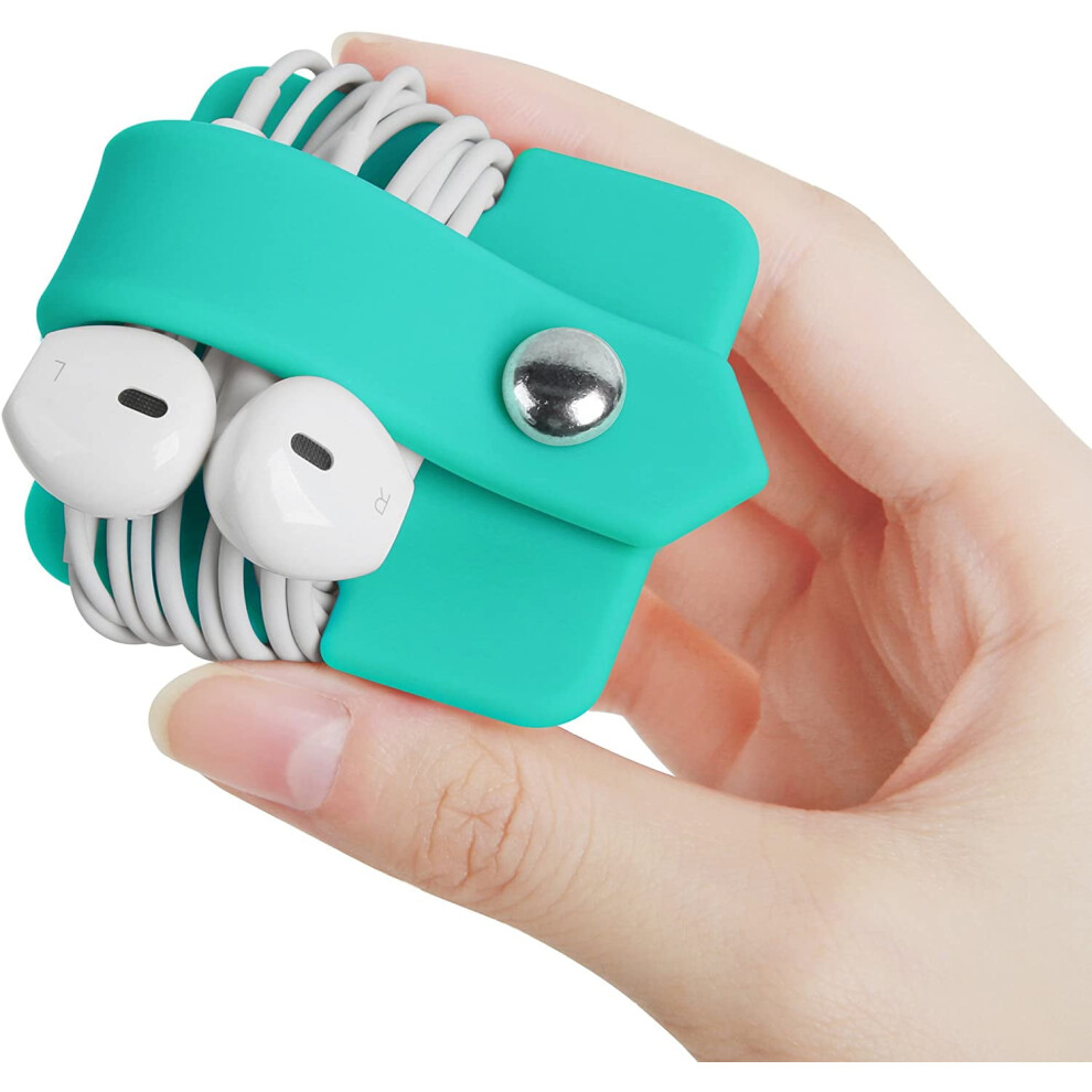 Silicone Earphone Organizer Earphone Wrap Winder Headphone Cord Organizer Wrap Winder Manager Cable 9377112400884