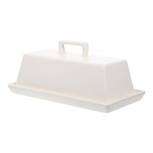 Ceramic Storage Tray Butter Dish with Lid Snack Service Plate Food Serving Box Ceramics