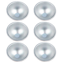 6Pcs Aluminium Alloy Cake Molds Nonstick Pie Muffin Cupcake Mold Bakeware