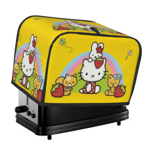 He-llo Kit-ty Toaster Cover 2 Slice, Bread Dust Cover & Fingerprint Protection-Polyester, Kitchen Small Appliance Covers