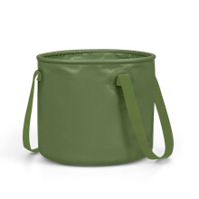 Telescopic Folding Bucket, Army Green - Compatible with Outdoor Camping, Travel, Laundry & Storage