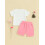 (12-18 Months, Pink) Completo per sorelle: orlo risvoltato. 4