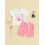 (12-18 Months, Pink) Completo per sorelle: orlo risvoltato. 2