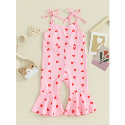 (12-18 Months, Pink) Ολόσωμη φόρμα νήπια με καμπάνα 1