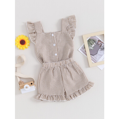 (6-12 Months, Coffee) Ensemble d'été 2 et tendance. 1