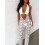 (S, White) Macacão feminino com o verão. 3