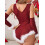 (S, Red) Body natalizi da tuta intera. 14