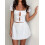 (L, White) Conjunto feminino: saia o verão. 3
