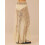 (M, Creamy White) Jupes longues en midi fluides. 5
