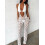 (M, White) Macacão feminino com o verão. 3