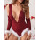 (S, Red) Body natalizi da tuta intera. 13