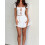(M, White) Conjunto feminino: saia o verão. 4