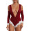 (M, Red) Body natalizi da tuta intera. 3
