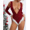 (M, Red) Body natalizi da tuta intera. 7