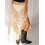 (S, Creamy White) Jupes longues en midi fluides. 2