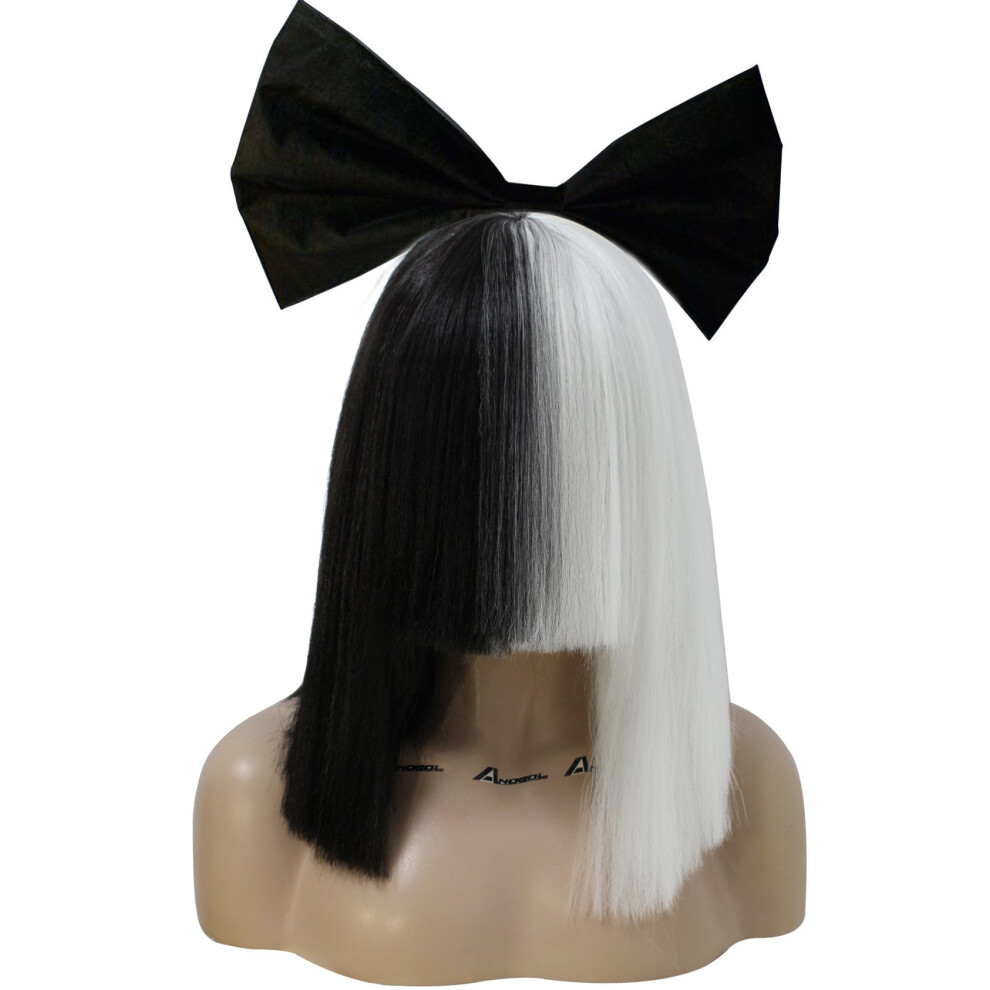 Unisex Breathable Adjustable Wig Cap With Bangs Heat Resistant Synthetic Bob For Cosplay And Party