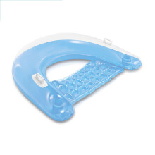 Heavy Duty Inflatable Pool Float for Adults with Cup Holder and Armrests, 152cm x 99cm