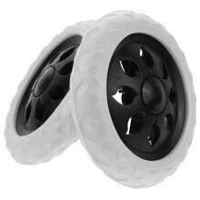 2pcs Replacement Trolley Wheels Smooth Swivel Easy Fit for Suitcase and Shopping Cart