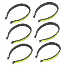 Reflective Cycling Trouser Clips Visibility Bike Leg Bands for Night Riding Safety 3 Pairs