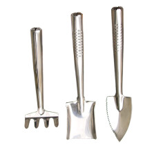 Garden Tool Set Stainless Steel Mini Spade and Rake Kit for Planting and Weeding