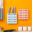 Kitchen Utensil Organizer with Split Compartments, Drainable Flatware Storage Rack, Grey Dustproof Cover 3