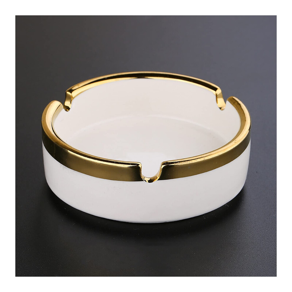 Windproof Outdoor Ashtray with Smokeless Odor Control for Cigarettes and Cigars Patio or Garden