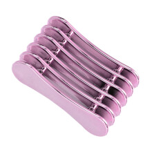 5 Grid Nail Art Brush Tool Storage Holder Carving Painting Pen Carrying Holding Showing Support Stand Rack (Electroplating Purple)