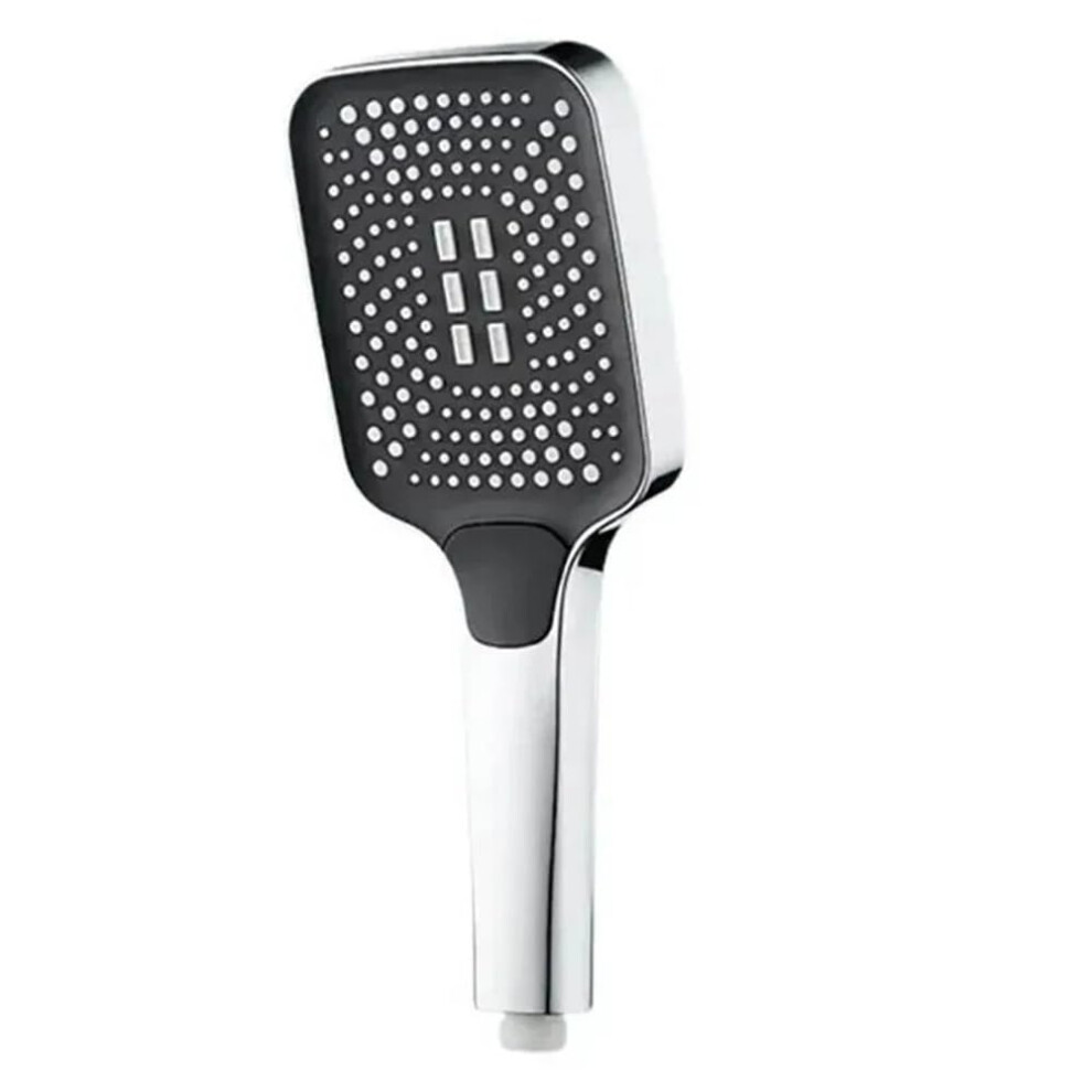 Pressure Adjustable Shower Head 3 Modes Rainfall Spray Water Saving Easy Install Silver G2564a 9455672649742