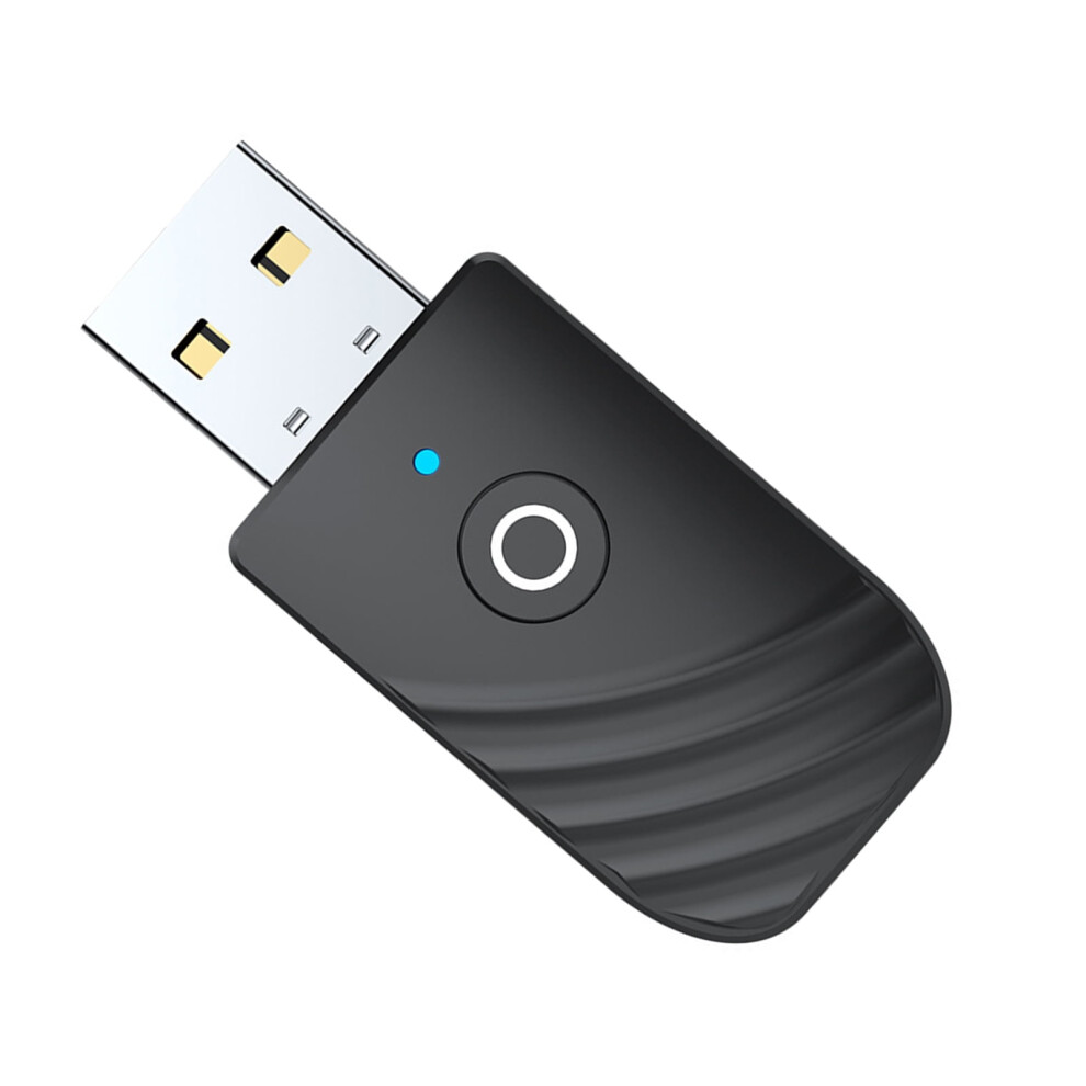 Guyuting Portable Bluetooth 5.0 Adapter Dual Mode Transmitter/Receiver, 3.5Mm Input For Headphones And Speakers Black 9377112405643