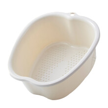 Uanit Foot Soaking Bathtub, Extra Large Pedicure Bowl & Spa Kit, Sturdy Solid Basin for Men and Women