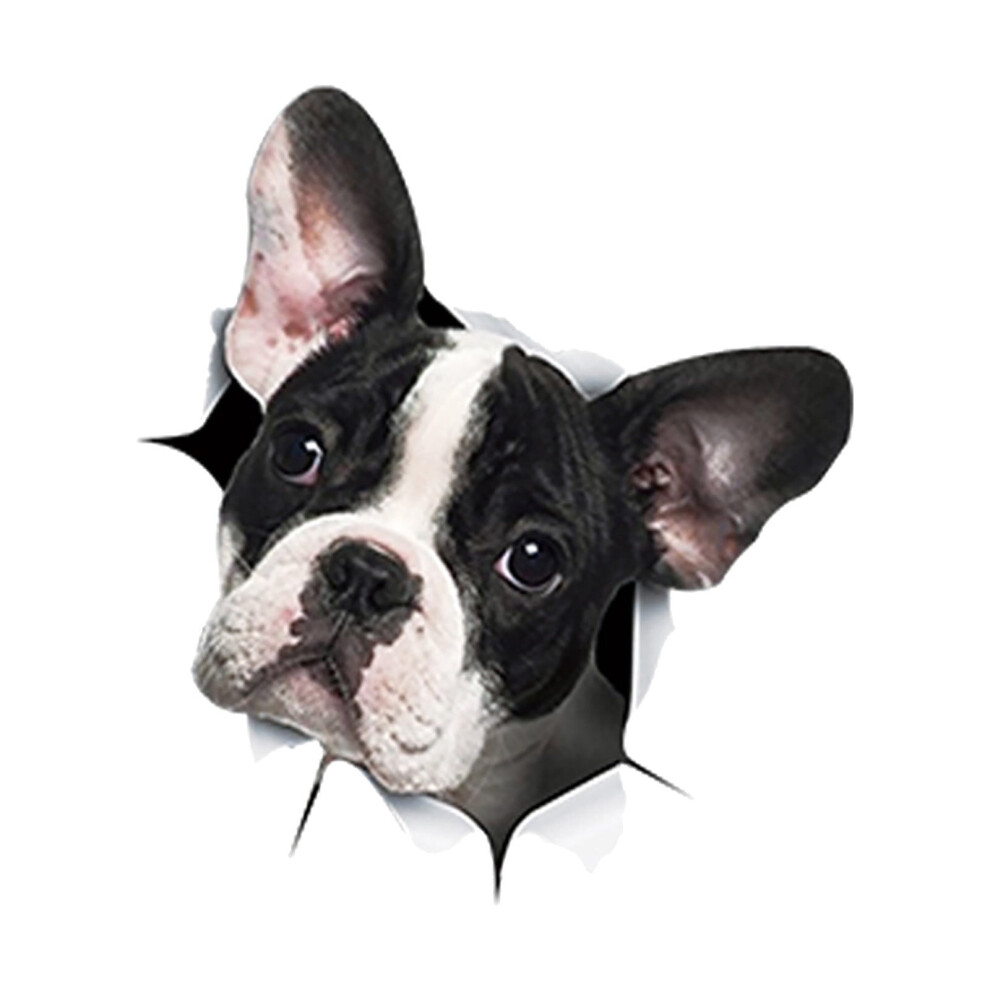 2025 & Cisil 3D Dog Crack Sticker Pvc Plastic Sticker Car Window Decal Laptop Funny Decals 9377112405377