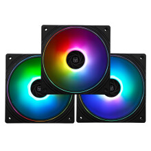 TL-S12-S X3 CPU Fan 120mm ARGB Case Cooler Fan Comes with ARGB Lighting Effect,PC PWM Silent Computer Fan