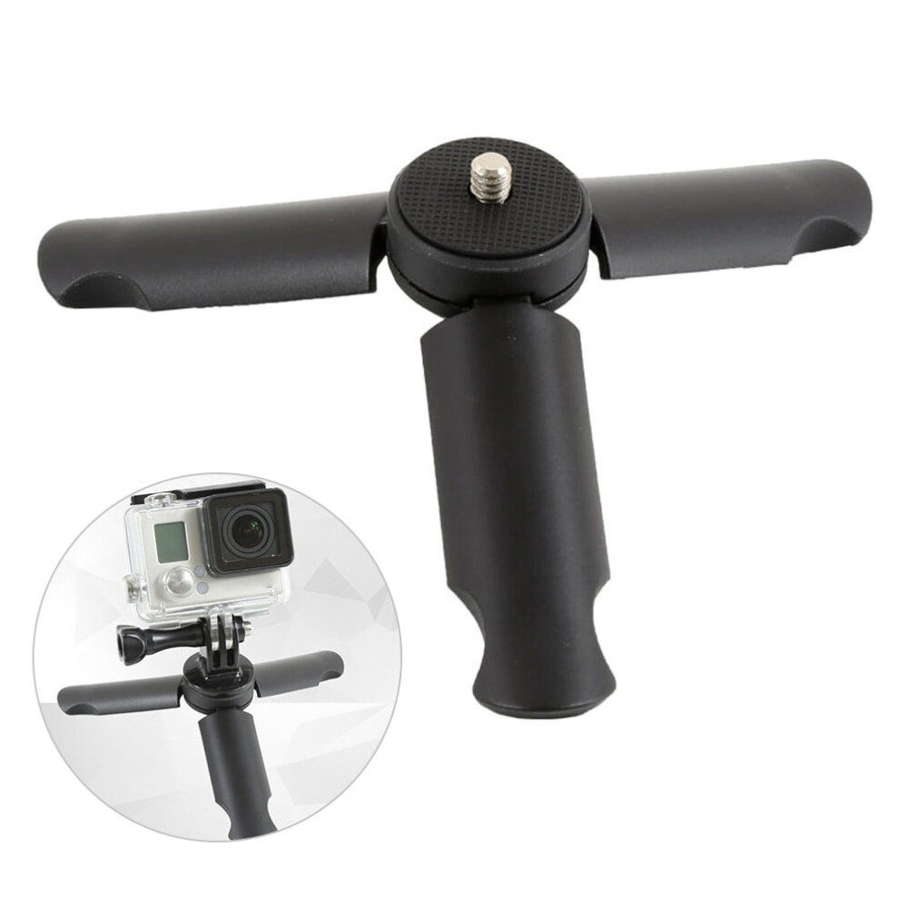 Susuchens Mini Foldable Desktop 1/4Inch Tripod For Gopro Hero 7 6 5 4 Photography Lamp Black 9377112405537
