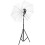 Updated Flash Bracket Mount Flash Stand Light Stand Bracket Mount with Umbrella Holder Mount Swivel, Compatible 2