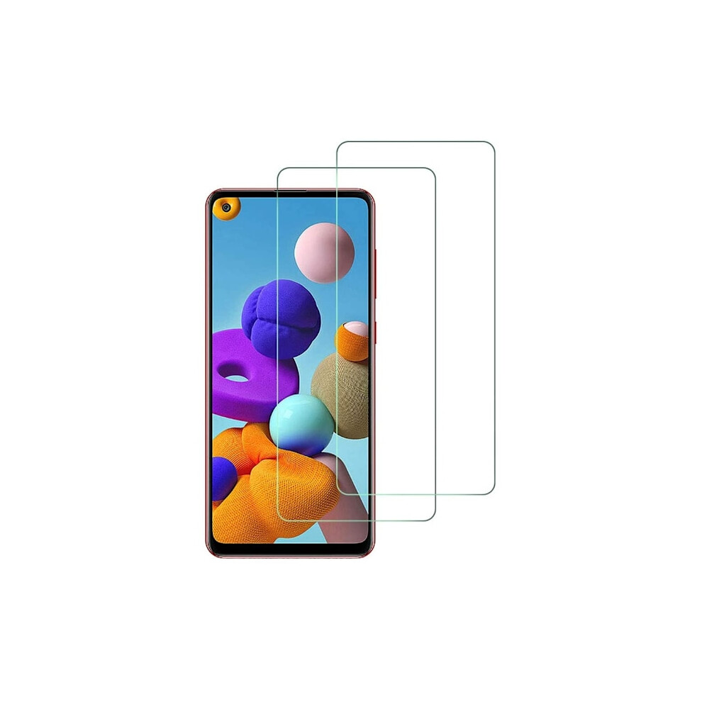 Compatible With Samsung Galaxy A21s - 2-Pack - Tempered Glass Screen Protector 9377112406947
