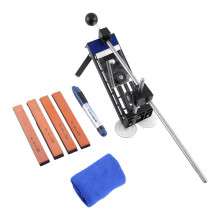Professional Cutter Sharpener Kitchen Sharpening System Fix Angle with 4 Stones