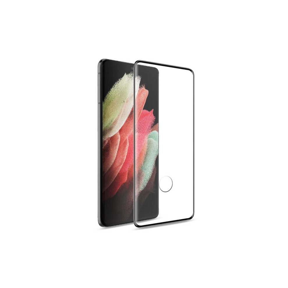 Compatible With Samsung Galaxy S21 Ultra Screen Protector Tempered Glass 9H 3D Black 9377112407135