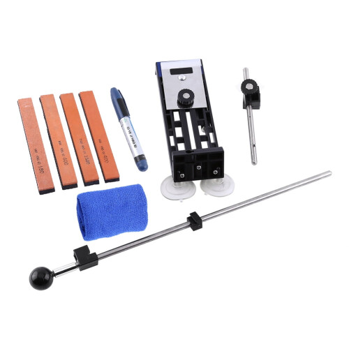 Professional Cutter Sharpener Kitchen Sharpening System Fix Angle with 4 Stones 2