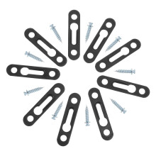 20 Pcs Connector Glass Door Dresser Fasteners Professional Furniture Connectors Wardrobe Iron