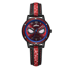 Spiderman Children's and Girls' Watch - Watch for Children - Cartoon Wristwatch - Birthday Gift Black space red band