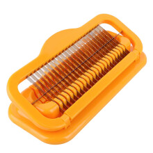Stainless Steel Food Cutter for Hot Dogs Sausages Ham Banana, Ergonomic Kitchen Slicer Tool