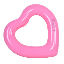 Pink Inflatable PVC Pool Float Tube for Adults with Quick Inflate and Smooth Seam Finish