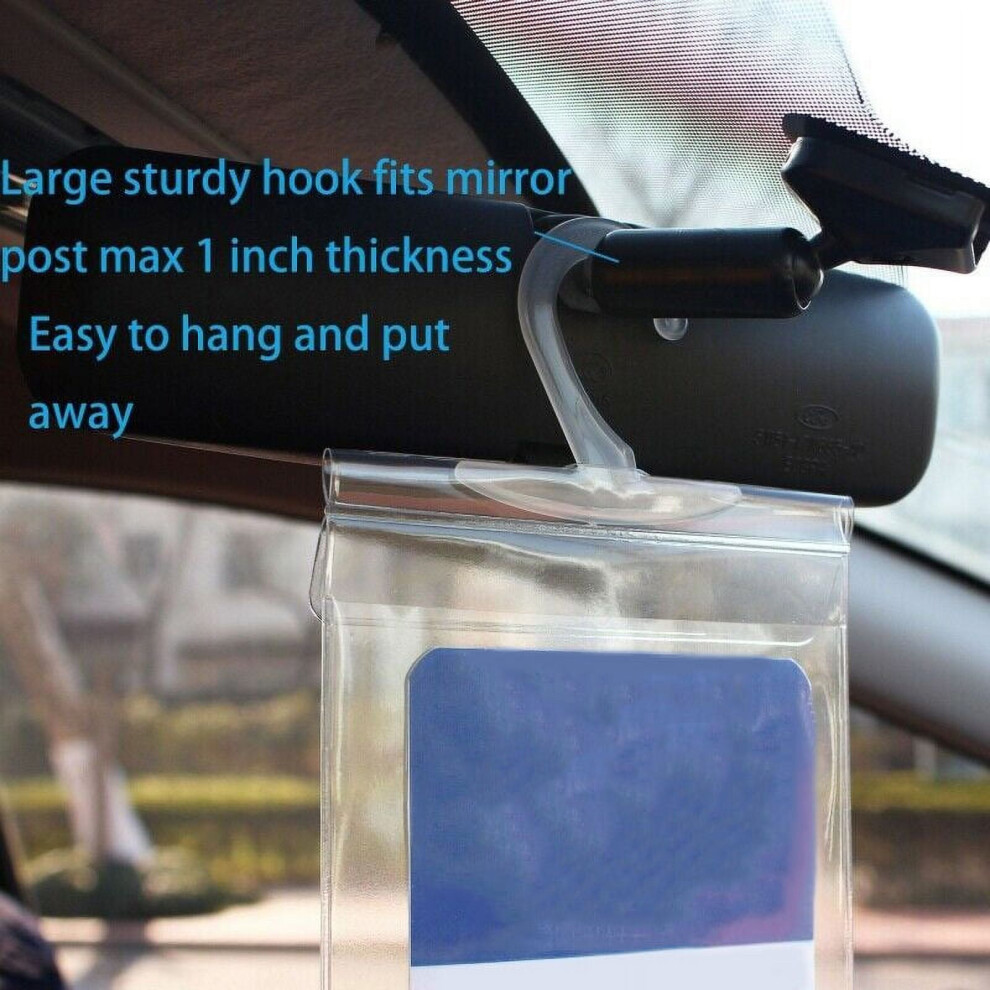 Feiona Transparent Protection Parking Permit Cover Handicap Parking Permit Holder Storage Organizer Parking Placard Protector Sleeve 9027700402676