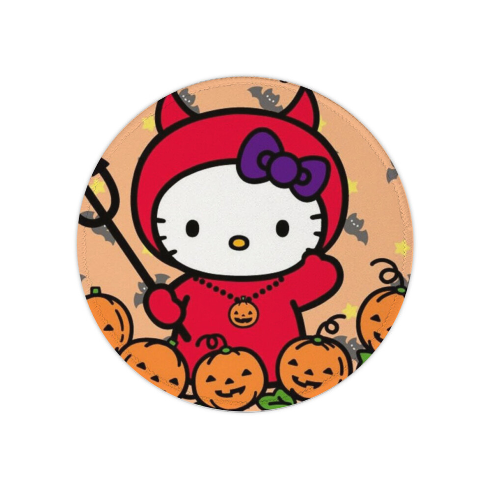 Hello Kitty Animation Mouse Pad Office Home Non-Slip Round Hand Support Desk Pad 9027700404113