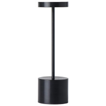 LED Table Lamp Rechargeable Cordless Dimmable Battery Powered for Indoor Outdoor Patio Dining Black