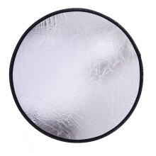 Collapsible Gold Silver Photography Reflector DualSided Foldable Light for Jewelry and Portraits